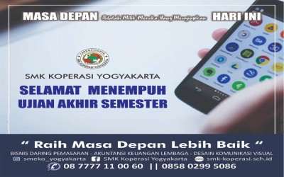 Penilaian Akhir Semester (PAS) Semester Ganjil tahun ajaran 2020/2021 SMK Koperasi Yogyakarta
